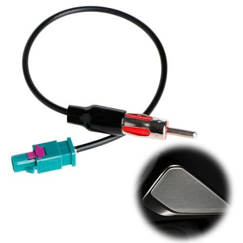 tiyiyok Adaptador Antena Coche Universal, Amplificador Antena Coche, Compatible con Reproductor Multimedia CD, Mejora la Recepción FM/Am