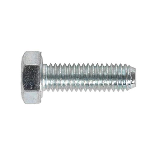 Sealey SS516 HT Setscrew M5 x 16mm 8.8 Zinc DIN 933 Pack of 50