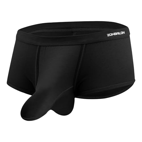 JINSHI Mens Breathable Underwear Soft Pouch Boxer Briefs for Men