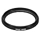 PATIKIL 43mm-37mm Metall Step-Down-Ring, Kamera-Objektiv-Filter-Adapterring Aluminium Filter-Adapterring für Kamera-Objektiv-Haube, Schwarz