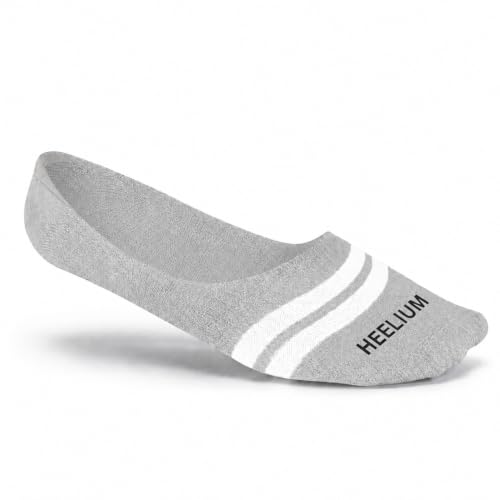 Image of HEELIUM Bamboo No Show Socks for Men | Odour Free & Breathable | 3X Softer Than Cotton Socks | Low Cut Socks | Size (UK 6-10)