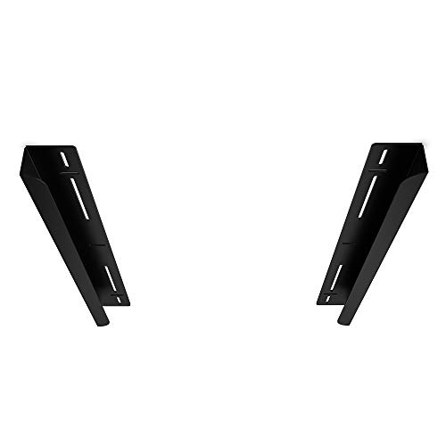 Image of Koova Overhead Bin Rack for Three Bins | Overhead Garage Storage Rack to Mount on Ceiling with Adjustable Width | Supports Most Black and Yellow Storage Bins | 3 Sets