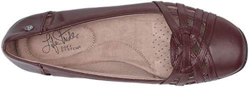 LifeStride Women's Diverse Ballerina/Skimmer Ballet Flat, Pinot Noir, 6.5 us x_Wide | Image 4