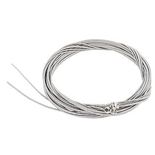 Corde de Guitare 4 Pièces, Cordes de Basse en Acier à Extrémité Sphérique pour Guitare Bricolage, Accessoire D… – Image 7