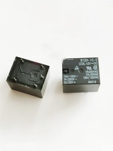 Relé 812H-1C-C DC24V de 12A para sustitución de componentes en maquinaria industrial