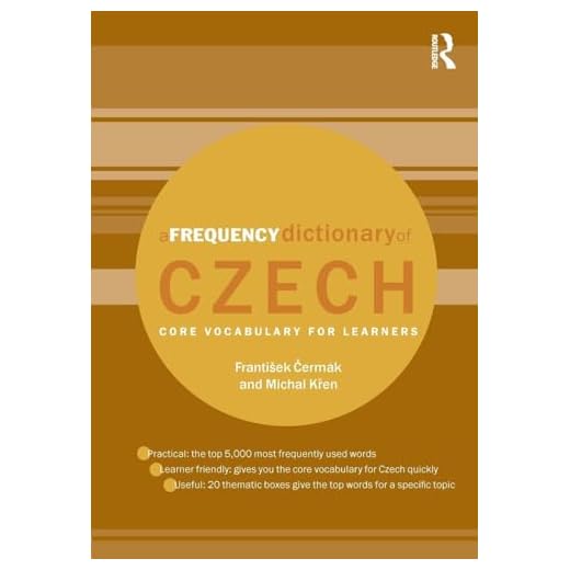 Czech Language Frequency Dictionary