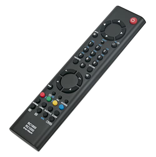 AULCMEET RC1050 RC1800 Ersatzfernbedienung Kompatibel mit Hitachi L32VC04UB L37VC04U L42VC04UAB L19HP04U SANYO CE42FD81-B CE37FD90-B CE26LD33-B CE32LW02