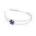 Produktbild Haarschmuck Kopfschmuck Haarreifen Haarreif Haarring Ring Hair Blüte Blau