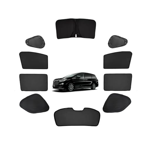 「ティエスオ」 オデッセイ RC系 サンシェード 車 サンシェード 断熱 遮光シェード 車窓日よけ 車中泊グッズ アウトドア 露天駐車 オデッセイ RC系 2020年式 吸盤不要 取付簡単 日除け フルセット 遮光仕様 DO002