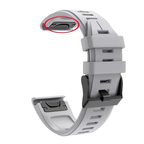26MM Watchband Strap For Garmin Descent Mk1 MK2 MK2i Watch Silicone Quick Release Wrist Band Fenix 6 6XPro/D2 Delta PX Bracelet