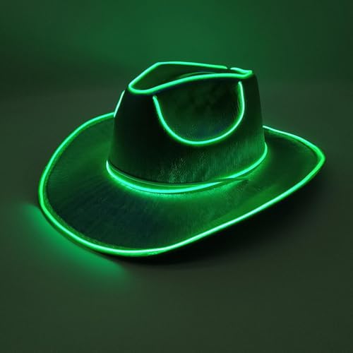 Sombrero Vaquero LED Neón