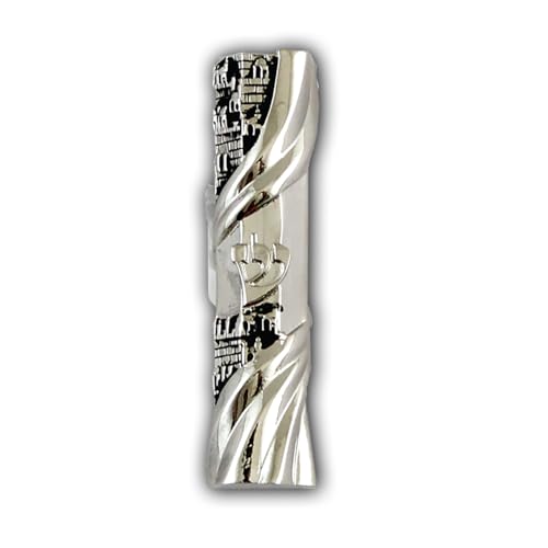 MUNDO JUDAICO CAR MEZUZAH with Travelers Prayer Scroll Mezuzah from Jerusalem Art Judaica Gift