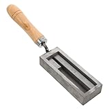 Garneck Graphit Gussform für Ölkanal und Barren Präzise Messing und Aluminium Raffinerieform Einfach zu Bedienen für Metallveredler und Schmuckgießer Beim Schmelzen und Veredeln