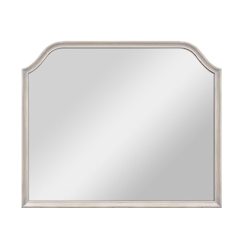 Image of MCS Master & Co. Arched Wall Mirror, 36x30, Gray Woodgrain
