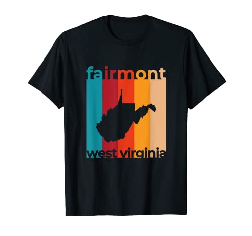 Recuerdos de Fairmont Virginia Occidental Retro WV Camiseta