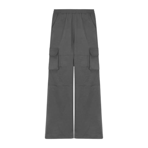 wodceeke Boys Cargo Pants Wide Leg Streetwear Pants Multi Pockets Baggy Casual Trousers for Teen Boys2