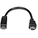 StarTech.com 6in Micro USB to Mini USB Adapter Cable M/F - Micro USB Male to Mini USB Female - Micro USB to Mini USB Adapter (UUSBMUSBMF6)