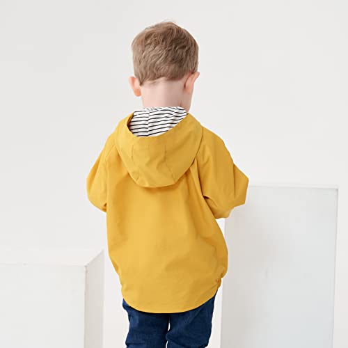 Volunboy Toddler Boys Windbreaker Casual Outerwear Kids Lightweight Zip Hooded Jacket Baby Cute Dust Coat thumb #5