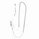 Oumefar 6m Bird Flying Rope Anti-Biss-Haustierleine Kits Edelstahl Vogel Fußkette mit Ring für Bird Parrot Flying Training(6.5MM+6M)