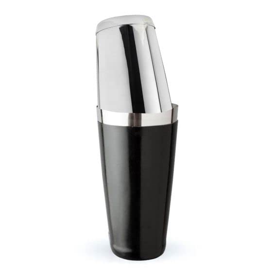 finality Stainless Steel Vinyl Coated Boston Shaker with Vinyl Coated Bar Strainer(Cocktail Shaker, Mixing Glass, and Bar Strainer) Pack of 3 - Image 3 thumbnail