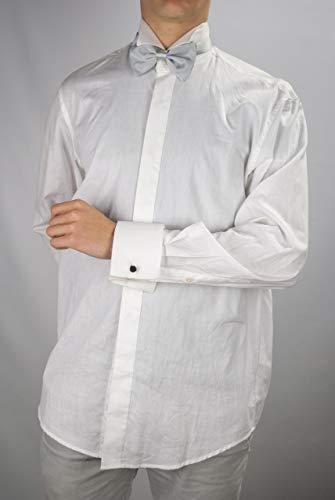 Grino Firenze - Camicia Uomo Smoking Bianca collo