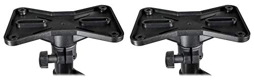 (2) Rockville RVSSA1 Universal 35mm Mounting Tripod Pole Speaker Adapter Bracket