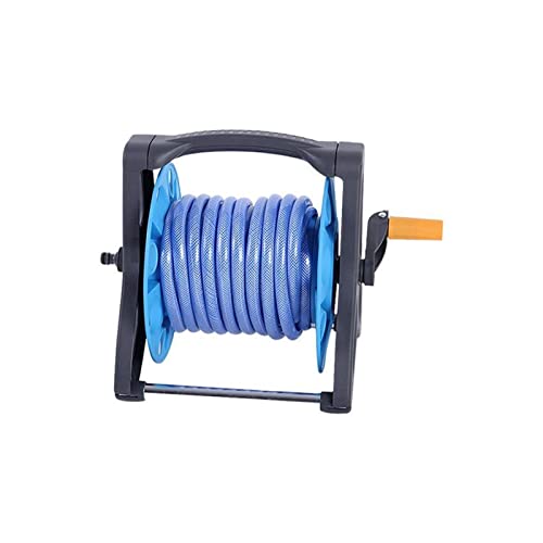 Garden Hose Reel Cart Hand Crank Hose Holder with Storage Rack for Water Pipe Convenient Garden Tools & ng Tool for Easy Hose Management