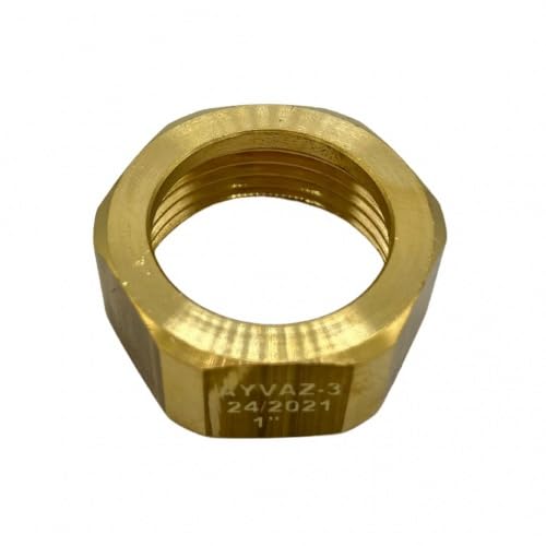 Tuerca de unión de latón de 1 pulgada de estanqueidad plana, tecnología de calefacción