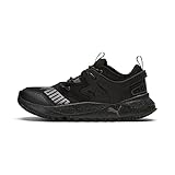 PUMA Men's Pacer Future Trail Sneaker, Black Black-Castlerock, 9