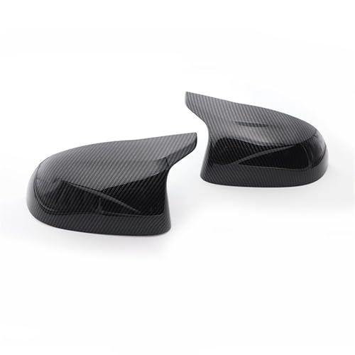 Couvercle de rétroviseur aspect fibre de carbone pour BMW X3 X4 X5 X6 finition luxe