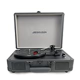Vinyl Record Player, 3-Speed Bluetooth Portable Suitcase Record Player with Built-in Speakers, Headphone, AUX-in, RCA Line Vinyl Players for Entertainment and Home Decoration