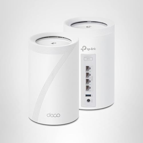 undefined TP-Link Deco BE63 Tri-Band WiFi 7 BE10000 Whole Home Mesh System- 6-Stream 10 Gbps, 4x2.5G Ports Wired Backhaul, 4X Smart Internal Antennas, VPN, MU-MIMO, HomeShield, Free Expert Support (2-Pack) の商品画像 9