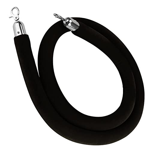 Corde de securite noire epaisse pour evenements VIP prestigieux - 2