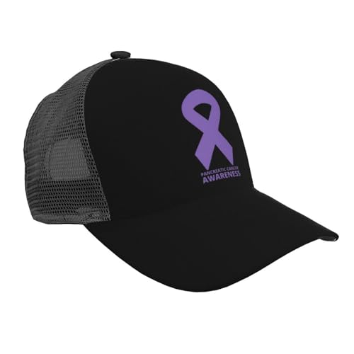 Pancreatic Cancer Awareness Unisex Mesh Baseball Caps - Classic Adjustable Hat