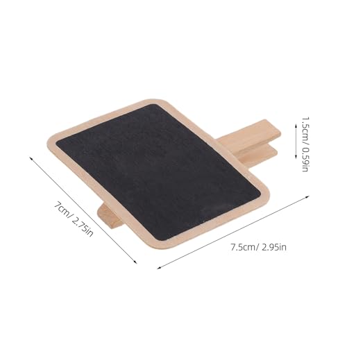 Pinzas de madera para pizarra rectangular en pack de 40 piezas para notas y eventos 7