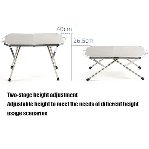 Ensemble de chaises pliantes en tissu Oxford et table de camping - 4
