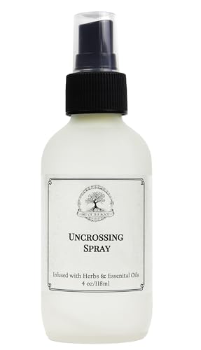 Uncrossing Spray 4 oz | Handmade with Herbs & Oils | Spiritual Negativity & Banishing Rituals | Hoodoo Voodoo Wicca Pagan