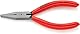 KNIPEX Greifzange für Feinmechanik mit Kunststoff überzogen schwarz atramentiert 125 mm, 37 11 125