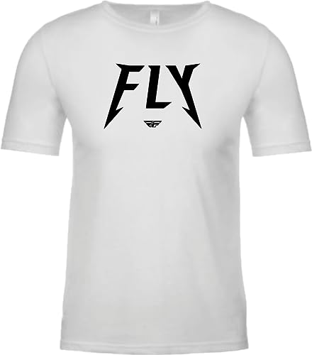 Fly Racing 354-0321L Fly Master Tee White Lg