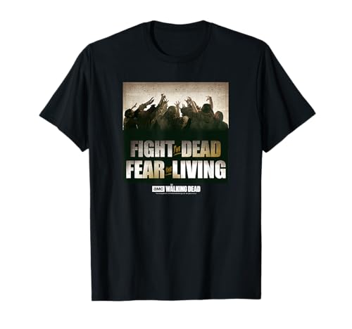 Bild: The Walking Dead Fight The Dead, Fear The Living T-Shirt fr 22,99 EUR bei amazon.de