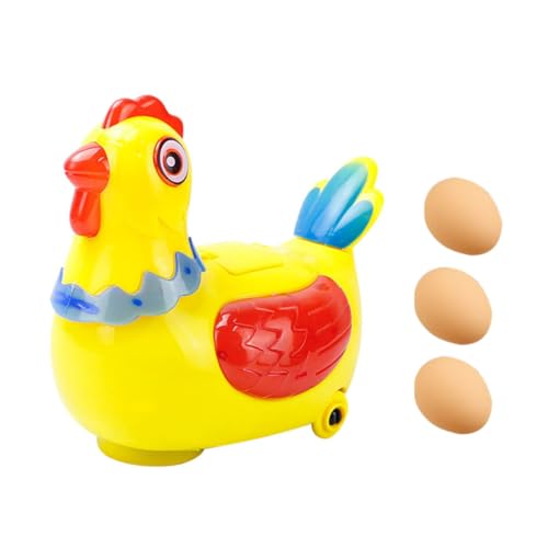 Jouet musical poule pour l'apprentissage couleur aléatoire en ABS