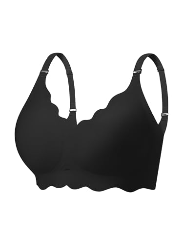 Image of Angelhood Seamless Jelly Bras for Women Wireless Push Up T-Shirt Bra Pack