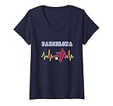Mujer Sudadera de Barcelona Hombre - Regalo futbol Camiseta Cuello V