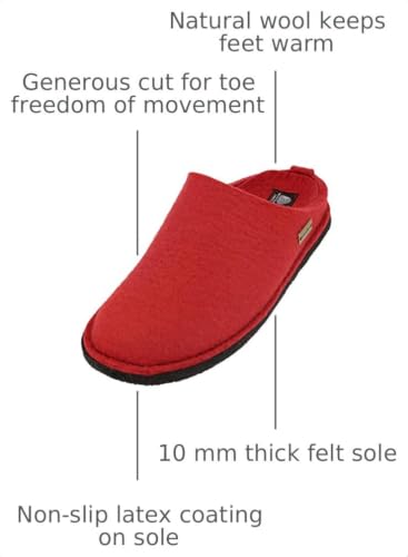 Image of HAFLINGER Soft Felt Slipper Unisex