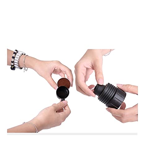 GEETAC Cafetera portátil Máquina de café espresso Cápsula manual Cafetera Electrodomésticos Cafetera y capuchino… - Imagen 6