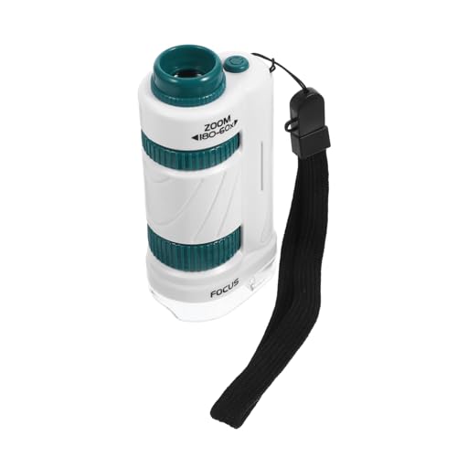 VANZACK 1 Set Portable Microscope for Science Experiments Safe Lightweight Educational Tool for School Projects Biology Exploration Reveals Tiny Organisms Specimens