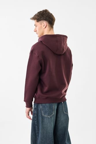 Image of SNITCH Men Casual Hoodie| Oversized Fit Hooded Neckline with Graphic Print & Long Sleeve| Soft Cotton-Polyester Blend for Daily Winter Wear & Streetwear