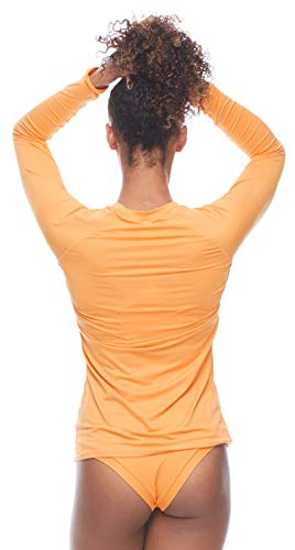 Image of Body Glove Women's Smoothies Sleek Solid Long Sleeve Rashguard with UPF 50+