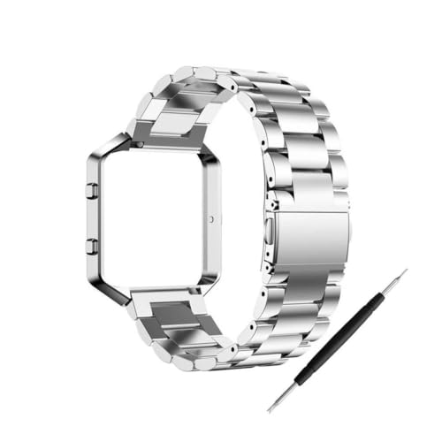Bracelet acier inoxydable 316L Fitbit Blaze et cadre de protection haut de gamme