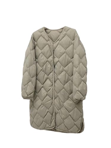 Chic and Cozy: Women’s Lightweight Gray Down Jacket for Every Adventure